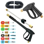 5800PSI High Pressure Car Washer Gun Spray Wand Lance Nozzle Hose Kit M22-14. Fixed Price $22.99.
