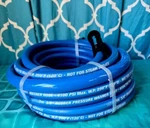 Blushield 50FT X 3/8" Rubber Pressure Washer Hose. Fixed Price $69.30.