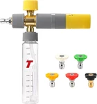 Tool Daily Foam Cannon, Small For Pressure Washer, 5 Gray, Yellow. Fixed Price $34.94.