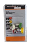 Powercare 4PC Quick Connect Nozzle Set Max 3300 Psi Pressure Washer Gas/electric. Fixed Price $17.95.