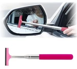 Car Rearview Mirror Wiper, Retractable Auto Glass Squeegee, Water Cleaner With. Fixed Price $25.50.