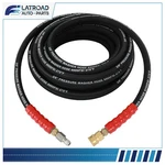 Hot Water Pressure Washer Hose 3/8" X 50FT 6000PSI 2-BRAID R2 Black Brand New. Fixed Price $63.17.