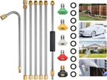 Yuet High Pressure Washer Wand Extension Set, Replacement Stainless Steel. Fixed Price $43.37.