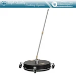 18.5" Black Pressure Washer Surface Cleaner W/ Wheels Stainless Steel 4000PSI. Fixed Price $90.99.