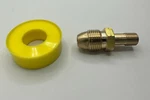 ME318P 1/4" Male Npt To Hard Nose Pol Full Flow Marshall Excelsior Propane Lpg. Fixed Price $10.90.