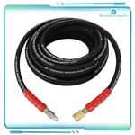 3/8" X 6000PSI High Pressure Washer Hose 50FT 2-BRAID Black Non-marking New. Fixed Price $62.18.