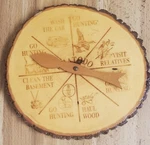 Unique Wood Wall Decor What To Do Go Hunting Wash Car Clean Visit Spinner Cabin. Fixed Price $8.99.
