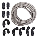 Maxpeedingrods 6AN Stainless Steel FITTING+20FT Hose, Black,silver. Fixed Price $115.63.