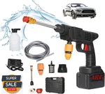 Portable Cordless Electric High Pressure Water Spray Gun Car Washer Yard Cleaner. Fixed Price $21.89.