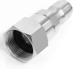 Pressure Washer Quick Connect Swivel Fitting M22 To 3/8" 3/8', Silver Color. Fixed Price $14.76.