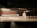 Saker Foam Cannon Dual Connector Accessory For Pressure Washer Kit,with. Fixed Price $39.99.