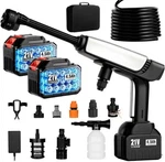 Cordless Pressure Washer Battery Powered,portable With 2PCS 4.5AH. Fixed Price $128.32.