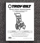 Pressure Power Washer Manual Fits Troy Bilt 2550 Psi Model # 020240. Fixed Price $19.97.