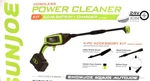 New Sun Joe 24V-PP350-LTE-P1 Ionmax Power Cleaner Kit. Fixed Price $101.99.