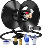 Mekoh Pressure Washer Hose Reel 50FTX3/8 65FTX1/4 , 4000PSI Heavy Duty Power. Fixed Price $126.45.