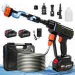 Cordless Pressure Washer Gun, Battery Power 970PSI High Handheld. Fixed Price $71.26.