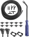 22PCS Windshield Washer Hose Kit, 13FT Fluid & Connectors. Fixed Price $15.39.