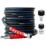 Aurora Car 3/8 Pressure Washer Hose 50FT Kink Resistant High Tensile Wire. Fixed Price $101.59.
