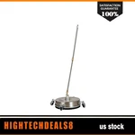 13" Pressure Washer Surface Cleaner W/ Wheels Stainless Steel 4000PSI. Fixed Price $70.39.