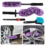 4 Pack Wheel Tire Cleaning Brush Kit Cars Motorcycles Rvs Trucks Rim Hub Ultr.... Fixed Price $26.49.