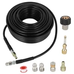 Sewer Jetter Nozzles Kit For Pressure Washer 100FT 1/4"M-NPT Drain Cleaning Hose. Fixed Price $47.19.