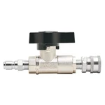 Mtm Hydro Veloci 3/8" Plated Brass Ball Shut Off Flow Control Valve With Stai.... Fixed Price $101.36.