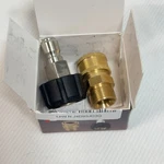 Tool Daily Pressure Washer Adapter Set Quick Connect Kit M22 14MM Swivel M.... Fixed Price $12.82.