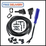 Front Windshield Washer Spray Nozzles Hose Kit Fits For Chrysler Dodge Jeep Ram. Fixed Price $21.92.