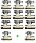 DN10 3/8" Premium Plated Brass Ball Valve Made In Italy. Fixed Price $329.90.