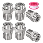 Meterxity 6 Pack Surface Clean Tips - 40 Degree 1/4" Npt 1.449MM, Silver. Fixed Price $21.46.