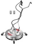 Wojet 20 Pressure Washer Surface Cleaner With Wheelsdual Handles, 4500PSI. Fixed Price $350.99.