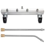 Hourleey Pressure Washer Undercarriage Cleaner, 13 Inch, Silver. Fixed Price $39.47.