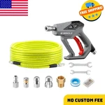 Sewer Jetter Kit For Pressure Washer 50 Ft, Drain Cleaner Hose With Power. Fixed Price $55.99.