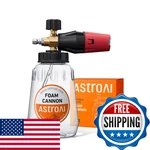 Astroai Foam Cannon Pressure Washer Snow Adjustable Nozzle Car. Fixed Price $40.33.