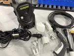 Sun Joe SPX15000-Q Psi Pressure Washer 13-AMP Foam Cannon Scratch & Dent. Fixed Price $123.52.