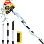 Navapal Car Wash Brush With Long Handle 12" Soft Bristle 54", Yellow. Fixed Price $42.98.