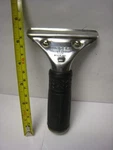 Unger Pro Stainless Squeegee Handle, Rubber Grip, Black/steel PR000. Fixed Price $14.88.