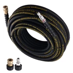 100FT 3/8" High Pressure Washer Hose 4200PSI Steel Wire Braided W/ Coupler. Fixed Price $88.55.