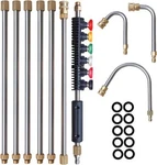 Pressure Washer Extension Wand, 10 Pack Power Lance With 5 Atomization No. Fixed Price $44.65.