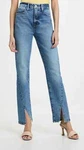 Good American L122112 Boy Slit Hem Jeans BLUE875 Women's Size. Fixed Price $116.25.