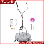 Findmall 24" Pressure Washer Surface Cleaner W/ Handles & Wheels Quick Connect. Fixed Price $196.86.