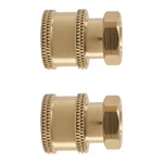 1/4" Qc Socket To Female Npt Brass Coupler Adapter For Pressure Washer Wand 2PCS. Fixed Price $14.89.