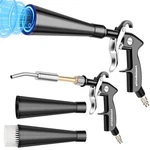 Air Blow Gun High Pressure Car Cleaning 2 Nozzles Compressor Cropyoyo Works Dirt. Fixed Price $51.99.