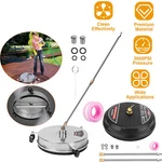 15" Stainless Steel Pressure Washer Surface Cleaner For Driveways Patios Decks. Fixed Price $55.99.