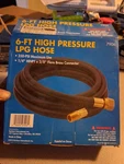 Bayou Classic 6FT High Pressure Lpg Hose. Fixed Price $18.00.