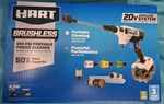 Hart 20V Cordless Brushless 600PSI Power Cleaner Kit W/4.0AH Battery & Charger. Fixed Price $125.00.