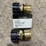 Powercare 3/8 In. Female Quick-connect X M22 Connector For Pressure WASHER(2PK). Fixed Price $14.99.