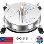 14" Pressure Washer Surface Cleaner Stainless Steel Wheels Deck Patio Concrete. Fixed Price $81.64.