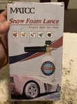 Matcc Snow Foam Lance -white. Fixed Price $19.99.