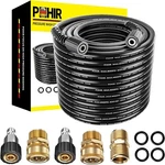 Pohir 100FT 1/4" Pressure Washer Hose 4000PSI Kink Resistant Power. Fixed Price $56.96.